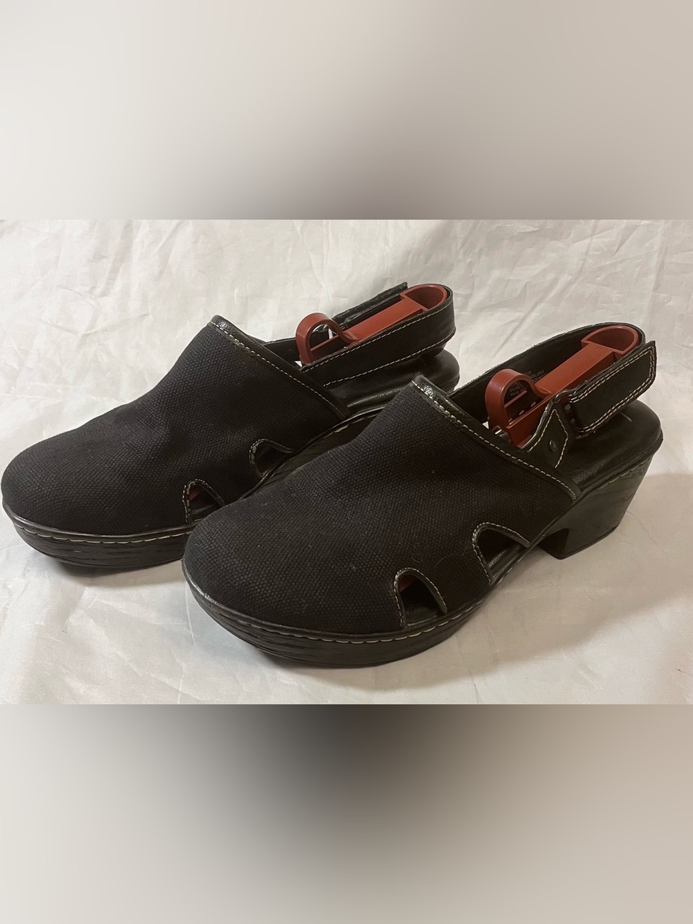 b.o.c. Black Canvas Slip-On Loafers